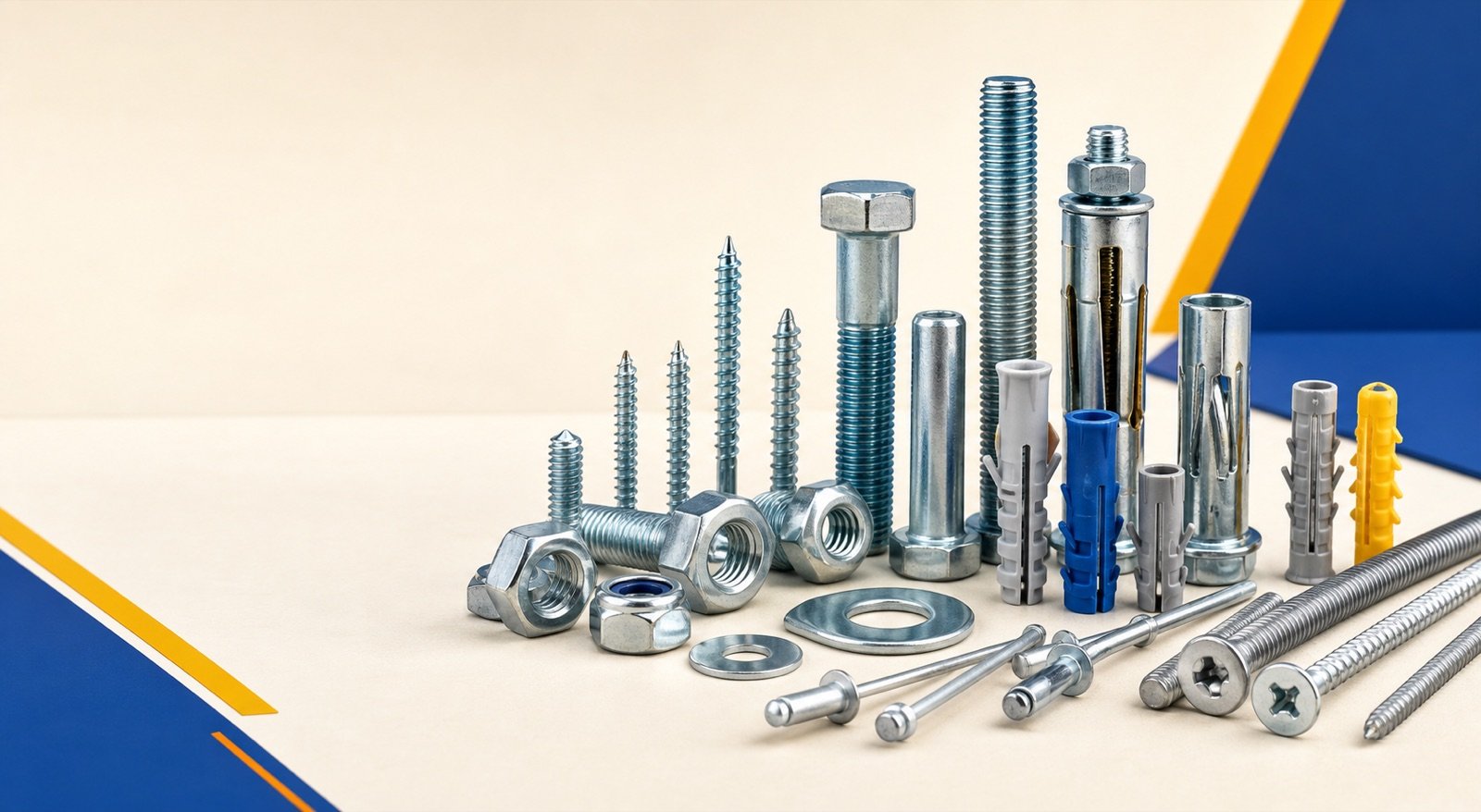 Wholesale screws, bolts, nuts, washers and anchors from a B2B screw supplier